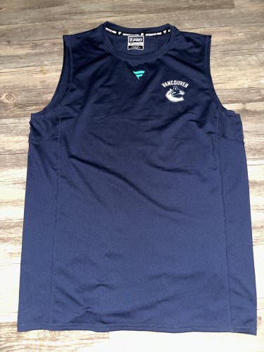 Vancouver Canucks Fanatics Authentic Pro Muscle Shirt