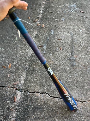 Used Rawlings Threat Bat USABat Certified (-12) Alloy 17 oz 29"