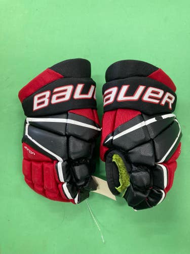 Red Used Junior Bauer Vapor 3X Gloves 11"