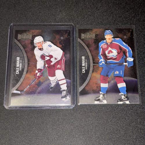 Cale Makar Colorado Avalanche 21-22 NHL Skybox Metal Universe Base SP Base Set