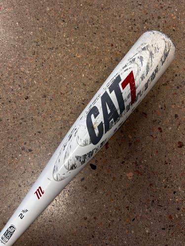 2018 Used Marucci CAT7 Bat USSSA Certified (-10) Alloy 18 oz 28"