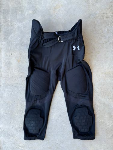 Under Armor Adult SMALL black integrated football pants