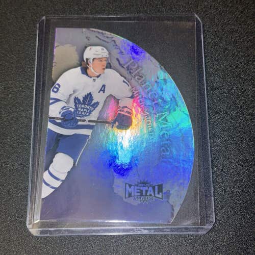 Mitch Marner Toronto Maple Leafs 2021-22 Skybox Metal Universe Planet Metal PM-9