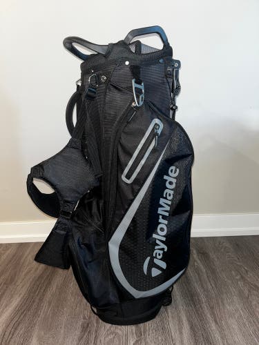 Taylormade Select Plus Stand Carry Golf Bag Black/charcoal