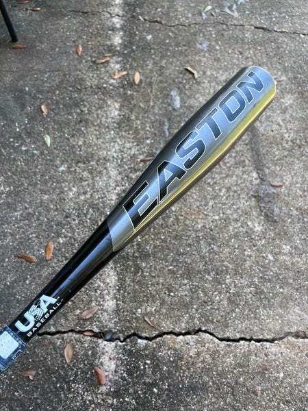 Used Kid Pitch (9YO-13YO) Easton Omen Bat USABat Certified (-11) Alloy 17 oz 28"