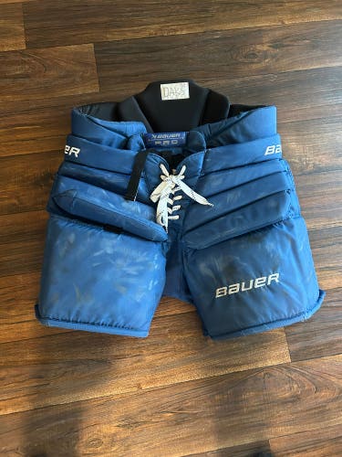 Used Large Bauer Pro Stock Pro Hockey Goalie Pants