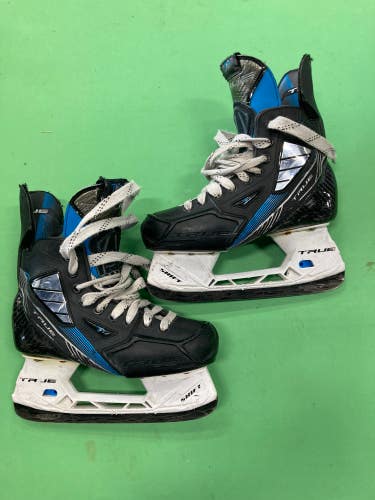 Used Junior True TF9 Hockey Skates Regular Width Size 2.5