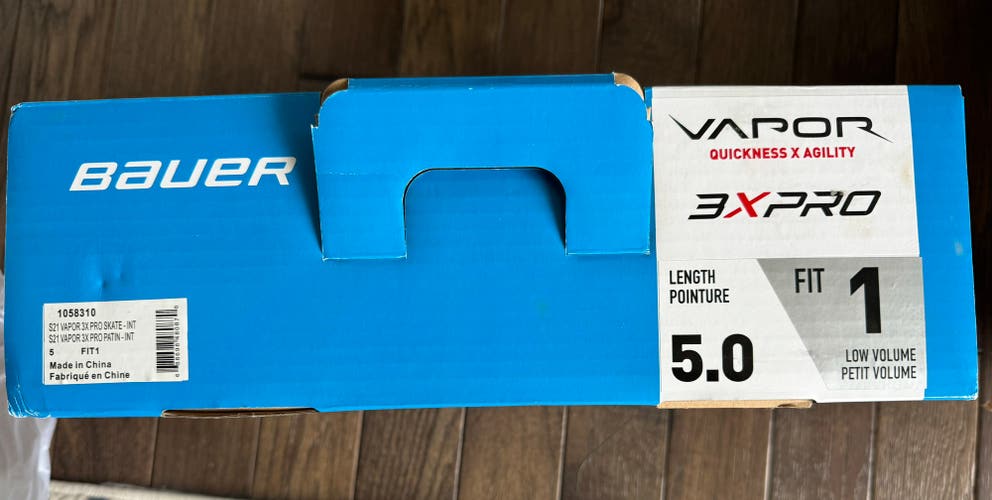 Bauer vapor 3x Pro Skates (Fit 1 size 5)