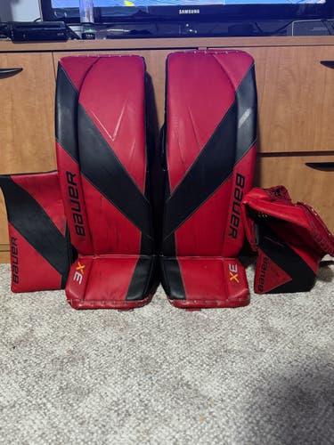 Used 32" Bauer Vapor 3x Regular Goalie Full Set