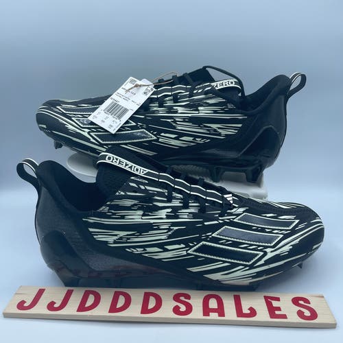 Adidas Adizero 12.0 Football Cleats Glow in the Dark Black IE5447 Men’s Sz 12.5  New