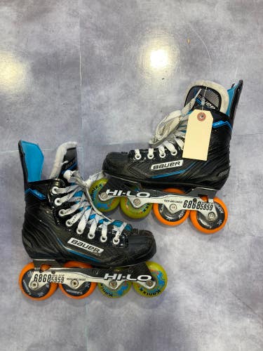 Used Junior Bauer RSX Inline Skates Regular Width Size 1