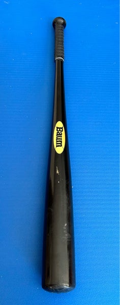 Used 2024 Baum BBCOR Certified Wood Composite 29.5 oz 32" Gold Stock Bat