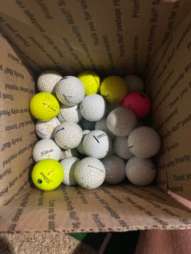 Used Titleist 50 Pack Balls