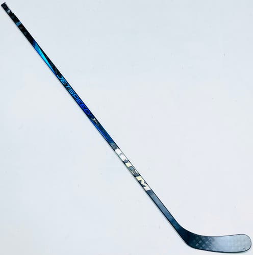 Custom Blue CCM Jetspeed FT7 Pro (Unidentified Build) Hockey Stick-LH-85 Flex-P90-Grip