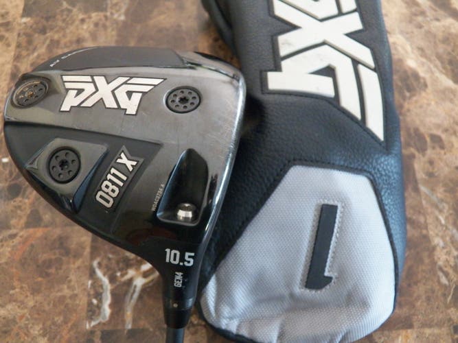 RIGHT HAND PXG 0811X GEN 4 GOLF DRIVER 10.5* GRAPHITE HZRDUS STIFF FLEX