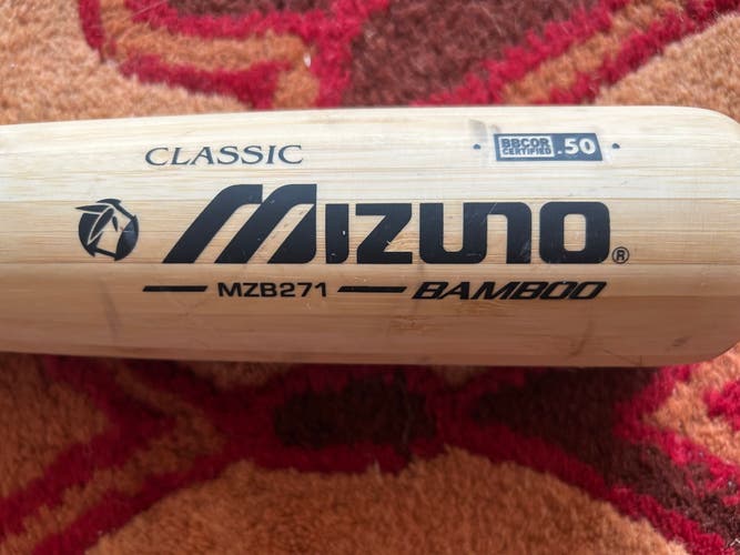 Used BBCOR Certified Mizuno Bamboo MZB271 Bamboo Bat 32"