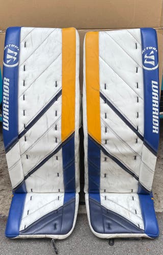 Used  Warrior Pro Stock Ritual G4 Pro Goalie Leg Pads