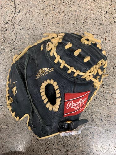 Used Rawlings Highlight Series Right Hand Throw Catcher's Baseball Glove 31.5"