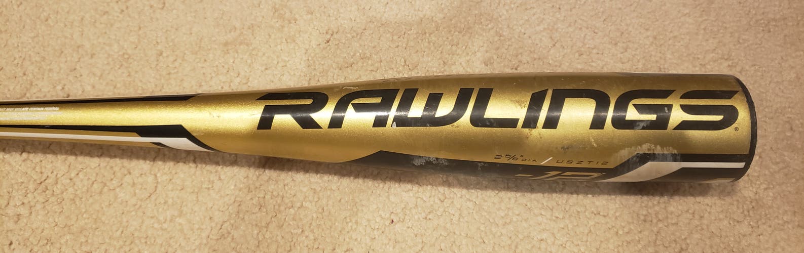 Used Rawlings Threat USABat Certified Bat (-12) Composite 17 oz 29"