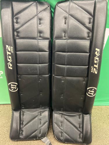 Used 28" Junior Warrior Ritual GT2 Goalie Leg Pads