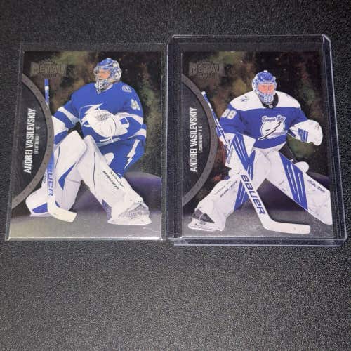 Andrei Vasilevskiy Lightning  21-22 NHL Skybox Metal Universe Base SP Base Set