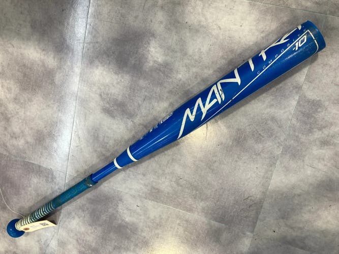 Blue Used 2021 Rawlings Mantra Bat (-10) Composite 22 oz 32"