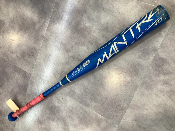 Blue Used 2021 Rawlings Mantra Bat (-10) Composite 22 oz 32"