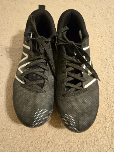 Used Black New Balance Freeze LXV4 Size 8.0 Men's Cleats