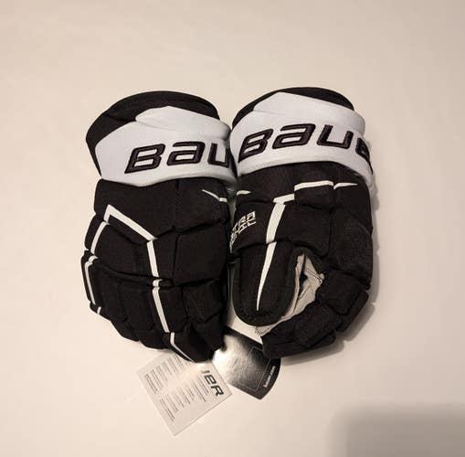 NEW PRO STOCK Bauer Supreme Ultrasonic 14" Gloves Penguins