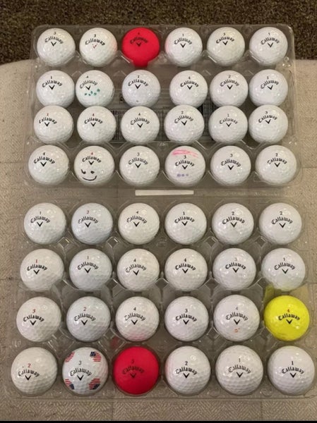 48 Callaway Golf Balls - Various Models (Diablo, HEX, Chrome Tour, etc)