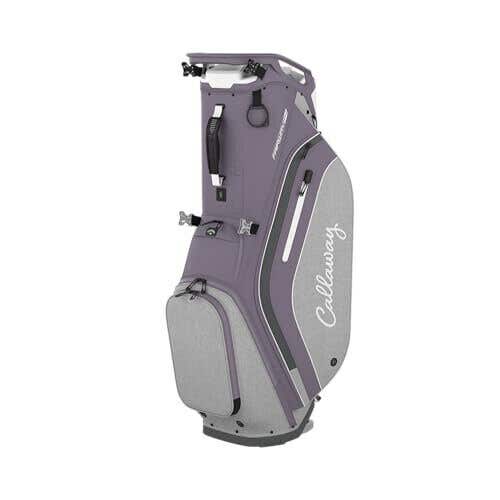 NEW 2024 Callaway Golf Fairway 14 Violet Haze/Silver Heather Stand Golf Bag