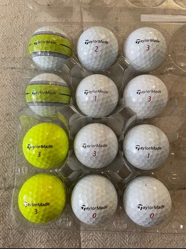 12 TaylorMade Tour Response Golf Balls