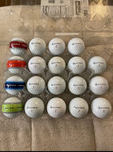 19 TaylorMade Tour Response Golf Balls - 5A MINT CONDITION ONLY