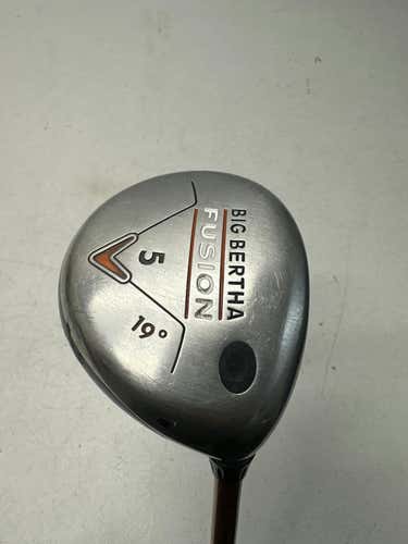 Used Callaway Big Bertha Fusion 5 Wood Regular Flex Graphite Shaft Fairway Woods