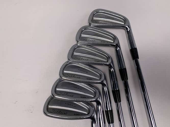 Titleist 690 CB Forged Iron Set 5-PW True Temper DG S300 Stiff Steel Mens RH