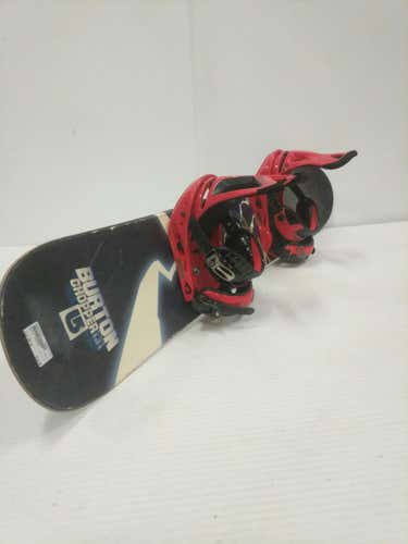 Used Burton Chopper 130 Cm Boys' Snowboard Combo