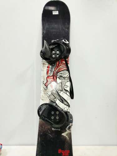 Used Snowjam Dimension 163 163 Cm Men's Snowboard Combo