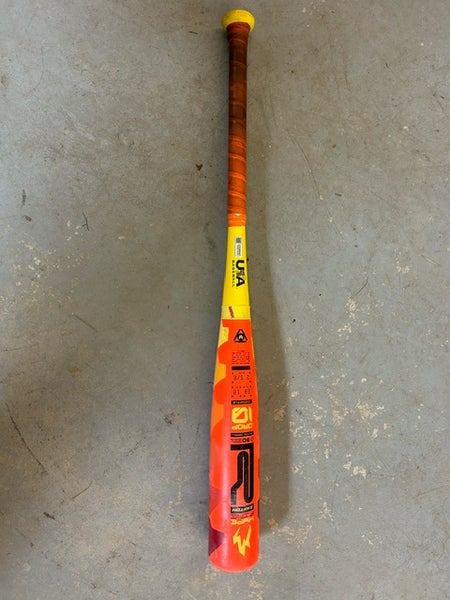 Used 2025 Easton Hype Fire USABat Certified Bat (-10) Composite 18 oz 28"
