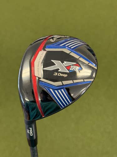 Callaway Xr Deep 14  3 Wood Regular Flex Project X 5.5 Graphite Left Hand LH