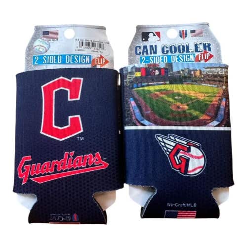 Cleveland Guardians Stadium Design Can Cooler - Two Sided Design