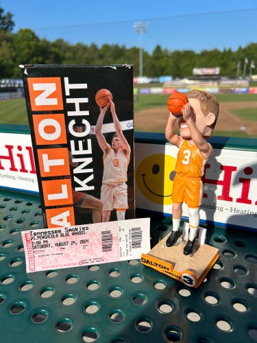 Dalton Knecht Bobblehead Tennessee Smokies Tennessee Volunteers Vols Lakers w/ Ticket Stub