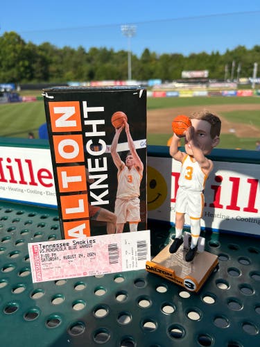 Dalton Knecht Bobblehead Tennessee Smokies Tennessee Volunteers Vols Lakers w/ Ticket Stub