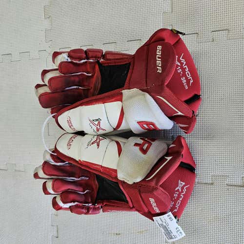 Used Bauer Vapor 1x 15" Hockey Gloves