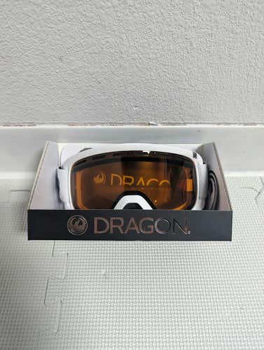 New Dragon D2 Goggles Wht Amb