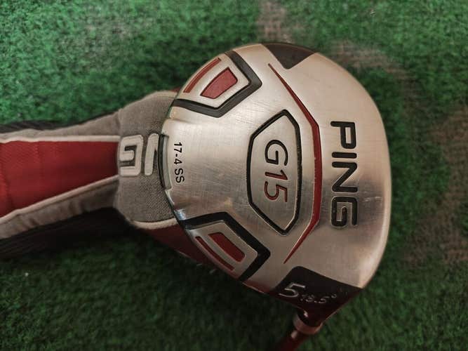 Ping G15 Fairway 5 Wood 18.5 Degree TFC 149 Regular Flex w Headcover