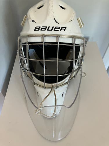 Used Intermediate Bauer NME Goalie Mask