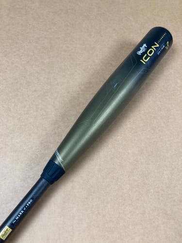 Used 2023 Rawlings Icon Bat BBCOR Certified (-3) Composite 29 oz 32"