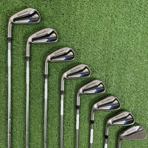 Taylormade Speedblade HL Iron Set 4-PW AW Uniflex Steel Left Handed