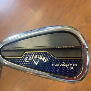 Callaway Left Hand Paradym X 7 Iron Senior Shaft 1” Long
