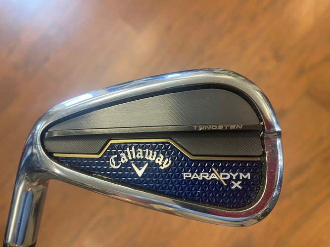 Callaway Left Hand Paradym X 7 Iron Senior Shaft 1” Long